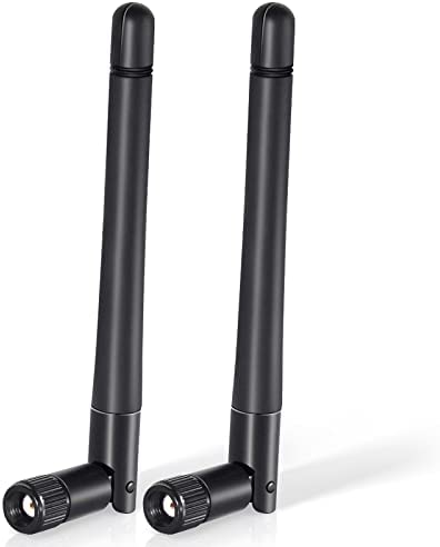 Bingfu Antenne WiFi Bi-Bande 2.4GHz 5GHz 5.8GHz 3dBi MIMO RP-SMA Mâle Omnidirectionnelle pour Caméra Sécurité IP Camera Recul FPV Routeur WiFi Carte PCIE Réseau sans Fil,2 Paquets Fiche Technique et Prix au Maroc