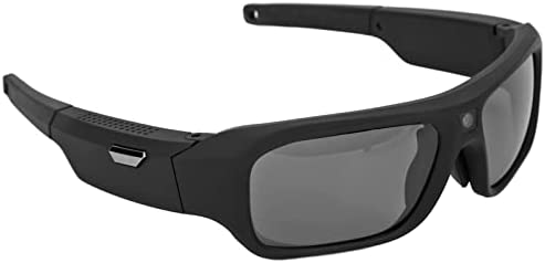 Lunettes de Caméra, Lunettes de Soleil D'enregistrement Vidéo Intelligentes 90° Angle 2K Full HD Mini Lunettes de Caméra, Lunettes D'affichage Vidéo Caméra pour la Conduite, le Cyclisme, L'équitation, Fiche Technique et Prix au Maroc