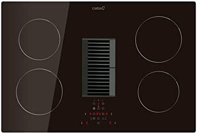 AD7744 - Plaque Vitrocéramique avec 4 zones de Cuisson - À Induction - Classe Énergétique C - Panneau de Commande Centralisé - 9 Puissances - Format Slim - Cata Fiche Technique et Prix au Maroc