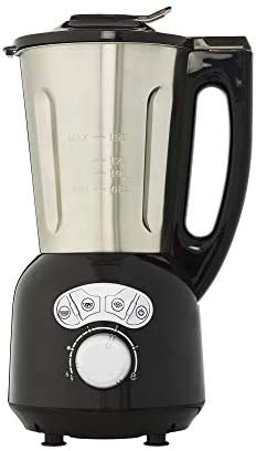 Senya Blender Chauffant INOX Cook & Ice V3, Mixeur Soupe Veloutée/Moulinée, Cuisson Vapeur, Glace Pilée Smoothies, 1, 5L,1400W, 1.5 liters, Noir Fiche Technique et Prix au Maroc