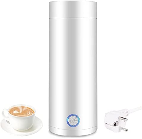 Foreverup Mini Bouilloire Electrique Portable, Mini Bouilloire de Voyage, 3 en 1 Bouilloire Portable avec Fonction d'arrêt Automatique, pour Thé, Lait, Café (400ml, Blanc) Fiche Technique et Prix au Maroc