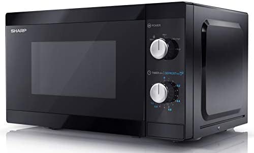 Sharp – Four à micro-ondes mono fonction 800 W avec capacité de 20 L, 5 niveaux de puissance et fonction de dégivrage, noir - YC-MS01U-B Fiche Technique et Prix au Maroc