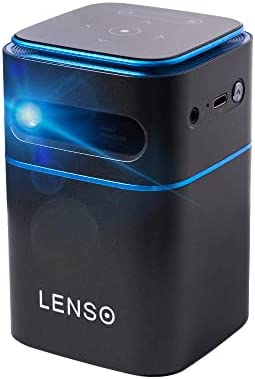 Lenso See, Mini vidéoprojecteur Wi-FI, Supporte résolution 1080p Full HD 4K, Pico projecteur USB-C, Compatible iPhone Android Fire TV Stick, Projecteur Portable, Projecteur Netflix TV, HDMI Bluetooth Fiche Technique et Prix au Maroc
