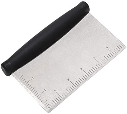 BESTONZON Pâte de coupe de boulanger en acier inoxydable Pâte à pizza Scraper Cutter Cuisine Farine Pâtisserie gâteau Outil Gadget Fiche Technique et Prix au Maroc
