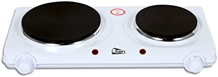 Uten Plaque électrique 2 feu, 1900W-2250W Portable Plaque de Cuisson Chauffante Double, Peut être Chauffé Rapidement, Contrôlé Par Thermostat Cuisson, La Friture Conservation des Aliments, Cuisine Fiche Technique et Prix au Maroc