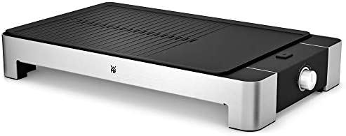 WMF Lono Grill et Plancha électrique, 2300 W, Grande surface, Zones grill + plancha, Revêtement antiadhésif, Plaque amovible compatible lave-vaisselle, Design inox haute qualité 0415340011 Fiche Technique et Prix au Maroc