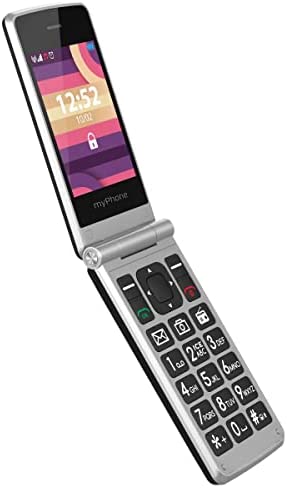MP myPhone Tango LTE Double Sim, téléphone Portable à clapet avec Deux Grands écrans : 2,4" et 1,77", Batterie 1400 mAh, 4G, Bluetooth, Bouton d'urgence, Caméra 2MP – Noir Fiche Technique et Prix au Maroc
