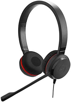 Jabra Evolve 30 MS Casque Stereo - Casque certifié Microsoft VoIP Softphone avec annulation passive du bruit - Câble USB avec contrôleur - Noir Fiche Technique et Prix au Maroc
