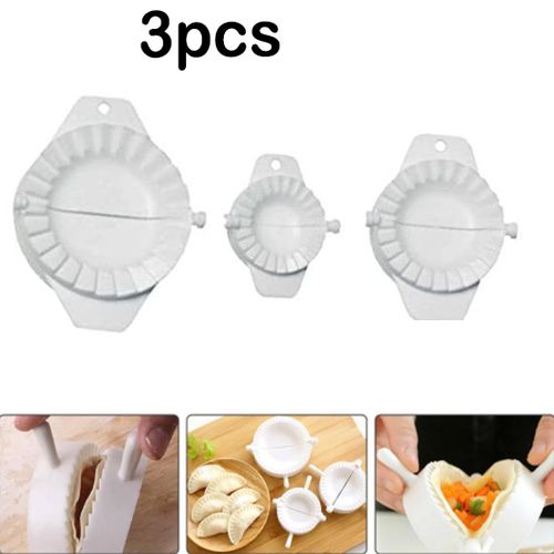 3pcs Moules a Chaussons Plastique, Presse à Pâte, Moule à Boulette,moule à tarte
 Fiche Technique et Prix au Maroc