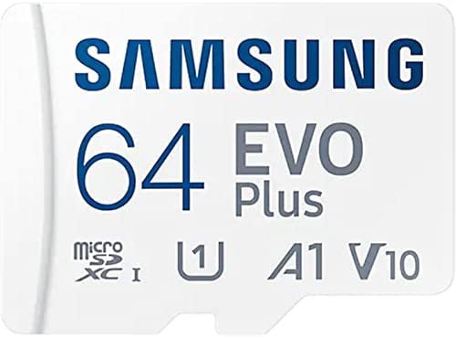 Evo Plus Carte mémoire micro SD pour Samsung Tab S7, S7+, S7 FE, Tab S6 lite, A7, A7 lite, Tab A8 Tablet PC + chiffon de nettoyage Digi Wipe 64 Go Fiche Technique et Prix au Maroc