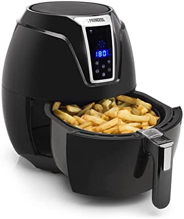 Airfryer Friteuse sans huile numérique Princess - Livre de recettes numérique à télécharger - 3,2 L - 1400 W Fiche Technique et Prix au Maroc