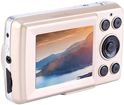 Mini Appareil Photo numérique, caméscope numérique Zoom 16X 4X HD, caméra vidéo 720P 30FPS Haute définition pour Adultes/Personnes âgées/Enfants(Or) Fiche Technique et Prix au Maroc