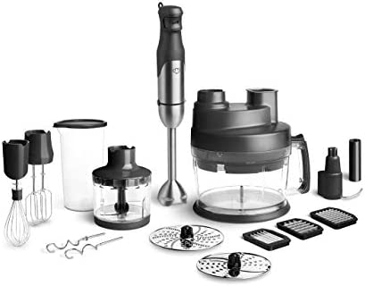 SPRINGLANE Ensemble de mixeur plongeant en acier inoxydable Sam 800W, accessoire pour mixeur, robot ménager avec accessoires Fiche Technique et Prix au Maroc