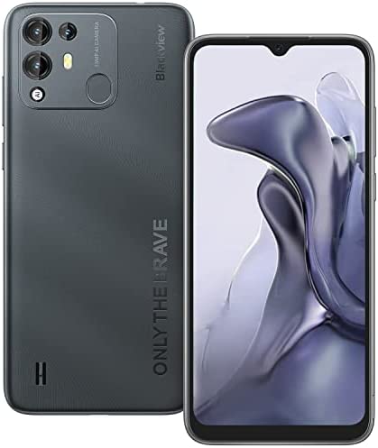 Blackview A55 Pro Telephone Portable, Écran 6,53" HD+, 7GO+64GO/SD-1TO, 4780mAh, Android 11 Smartphone Pas Cher 4G, Caméra 13MP+5MP/3 Slot-Dual SIM 4G+5G WiFi/Face ID/Fingerprint/2Ans de Garantie Fiche Technique et Prix au Maroc