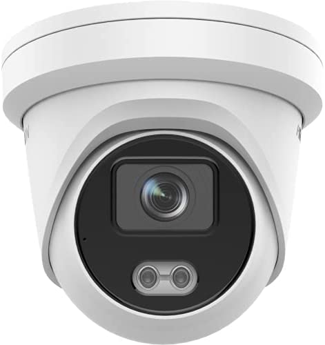 Hikvision DS-2CD2347G2-LU(4 mm) Caméra de surveillance Turret avec 4 mégapixels, éclairage jusqu'à 30 m, caméra ColorVu avec image couleur la nuit par lumière blanche Fiche Technique et Prix au Maroc