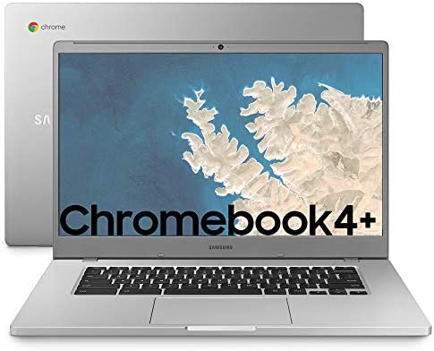 Samsung Chromebook 4+ - Laptop 64GB, 4GB RAM, Silver Titan Fiche Technique et Prix au Maroc