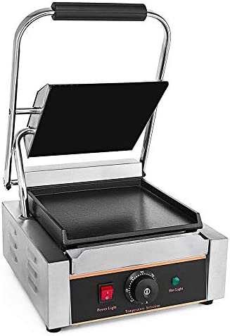 Appareil à croque-monsieur Grill Viande multifonction plancha presse à paninis professionel appareil à sandwichs 1800W Avec Régulateur de Température pour restaurant catine Fiche Technique et Prix au Maroc