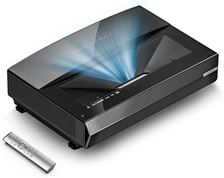 Projecteur 4K à Ultra Courte Focale de Cinéma Maison, 2500 ANSI LM, HDR10, Dolby & DTS, Tri-lumière, MEMC, Vidéoprojecteur Intelligent Ultra HD pour Films, Vidéo, Jeux, PPT - Noir Fiche Technique et Prix au Maroc
