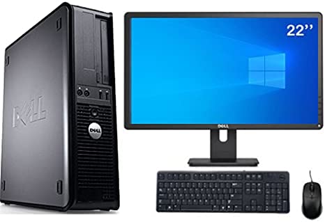 Station Bundle complète moniteur 22" + PC fixe / 8 Go RAM / Windows 10 / DVD RW/Intel Dual Core / Kit clavier et souris (reconditionné certifié) Fiche Technique et Prix au Maroc