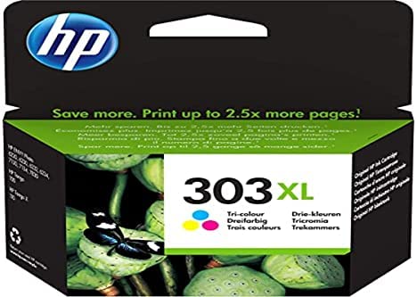 HP 303XL - 10 ML - à rendement élevé - Couleur (Cyan, Magenta, Jaune) - Originale - Cartouche d'encre - pour Envy Photo 62XX, Photo 71XX, Photo 78XX, Tango Fiche Technique et Prix au Maroc