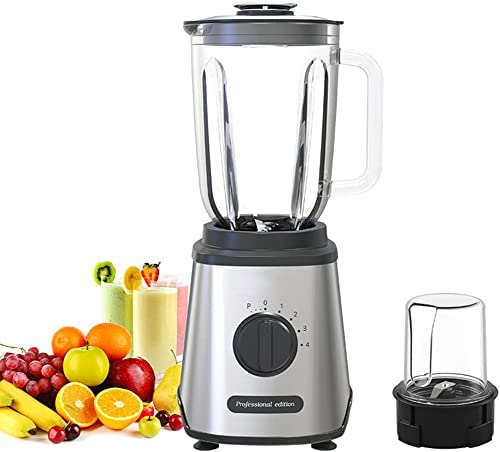 MNSRRN Machine de Smoothie multifonctionnelle, mixeur de Stand, pichet en Plastique Robuste de 1,5L, Fixation de Moulin, Faisant des Smoothies, des tremblements, des soupes, des sauces Fiche Technique et Prix au Maroc