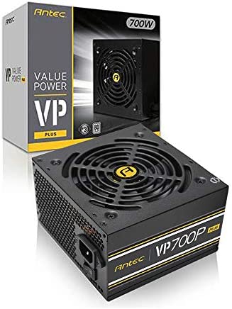 Antec VP700P Plus EC unité d'alimentation d'énergie 700 W ATX Noir - Unités d'alimentation d'énergie (700 W, 100 - 240 V, 47 - 63 Hz, 5 A, Actif, 130 W) Fiche Technique et Prix au Maroc
