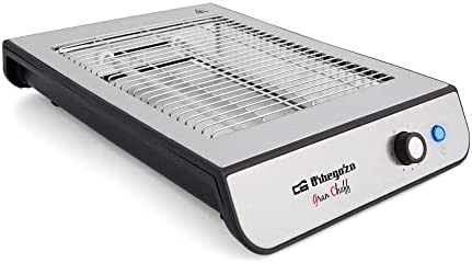 Orbegozo TO 2020 - Grille-pain plat, arrêt automatique, ramasse-miettes, 600 W, acier inoxydable Fiche Technique et Prix au Maroc