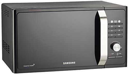 Samsung MG23F302TAK Four à Micro-Ondes Gril, 800 W, Gril 1100 W, Cuisson Saine, 23 Litres, Noir/Argent Fiche Technique et Prix au Maroc