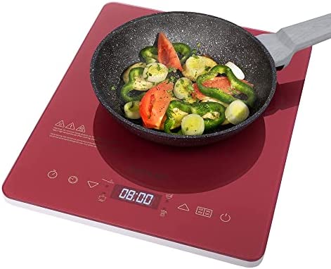 Cecotec Full Crystal Sky Plaque à induction portable Puissance 2000 W, température réglable, 4 programmes préconfigurés, minuteur, poêles jusqu'à 28 cm (Scarlet) Fiche Technique et Prix au Maroc