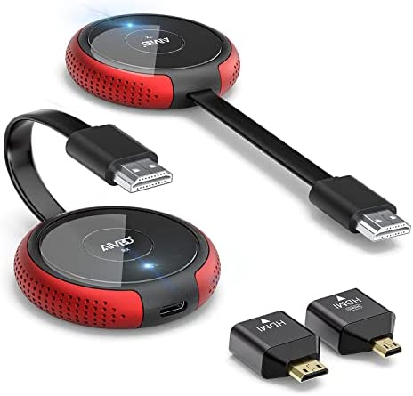 HDMI Sans Fil, Émetteur et Récepteur HDMI Sans Fil, 4K/5G Rallonge, Ultra HD 164FT/50M, Prise en Charge Multilingue, Lecteur de Streaming Audio Vidéo, pour Laptop/PC/Camera vers HDTV/Projector/Monitor Fiche Technique et Prix au Maroc