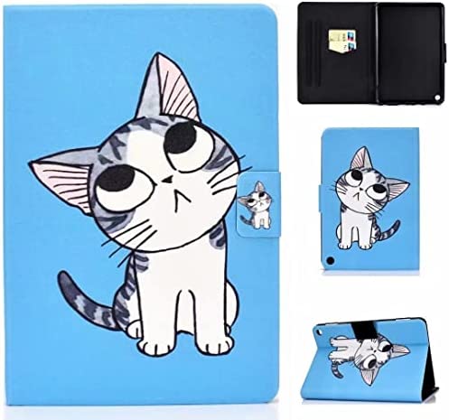 Coque pour Lenovo Tab M10 HD 2nd Gen TB-X306F TB-X306X Housse PU en Cuir Portefeuille Flip Cover Tablette Étui Housse Etui Coque pour Lenovo Tab M10 HD 2nd Gen TB-X306F TB-X306X Chat bleu Fiche Technique et Prix au Maroc