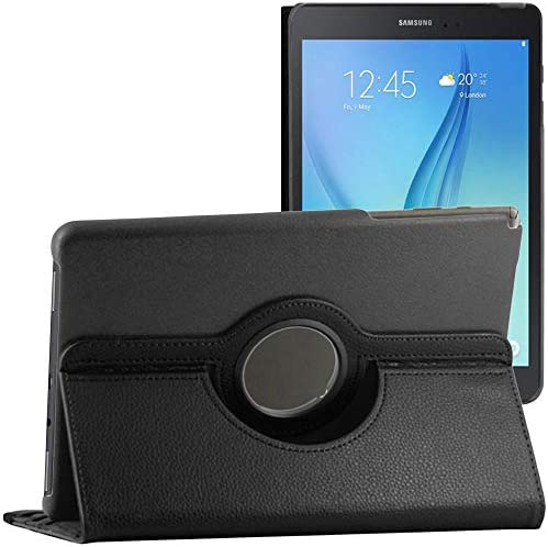 ebestStar - Coque Compatible avec Samsung Galaxy Tab A 9.7 T550 / S Pen P550 Housse Protection Etui PU Cuir Support Rotatif 360, Noir [Appareil: 242.5 x 166.8 x 7.5mm, 9.7''] Fiche Technique et Prix au Maroc