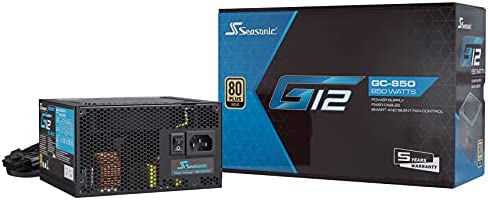 Alimentation ATX Seasonic G12 GC - 850W (Noir) Fiche Technique et Prix au Maroc