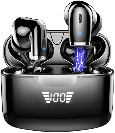 Ddidbi Ecouteurs sans Fil, Écouteur Bluetoth 5.3 avec Transducteurs 13mm, IP7 Oreillette Bluetoth sans Fil avec Écran LED pour iOS et Android, 2 HD Mic Intégrée, 40H pour Le Voyager, Travaile（2023） Fiche Technique et Prix au Maroc