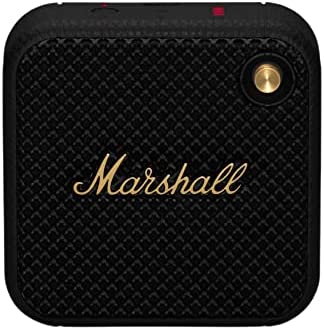 Marshall Willen Haut-parleurs Bluetooth sans Fil 15 Heures de Lecture étanche Charge Rapide empilable - Noir et Laiton Fiche Technique et Prix au Maroc