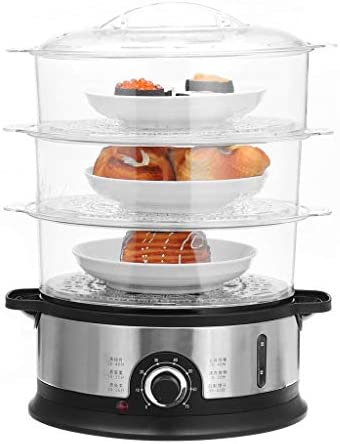 SJYDQ 3 Tiers Cuiseur vapeur électrique 9 l - Page de démarrage - Cuiseur vapeur - Cuiseur à poisson - Casserole à légumes Fiche Technique et Prix au Maroc