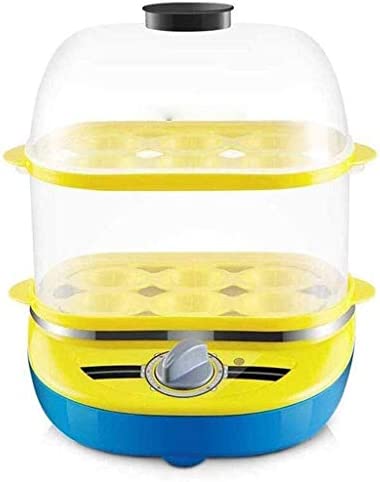 Samnuerly Cuiseur à œufs électrique, cuiseur à œufs, cuiseur à Vapeur de Luxe avec Deux Couches Capacité de 14 œufs en Acier Inoxydable Durable Multi électrique Fiche Technique et Prix au Maroc