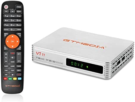 GT MEDIA V7 TT Decodeur TNT Sat pour DVB-T / T2, Récepteur DVB-C + Câble TV Tuner avec Antenne WiFi 1080P Full HD Soutient H.265 HEVC10bit, Soutient USB PVR / Multi-PLP Fiche Technique et Prix au Maroc