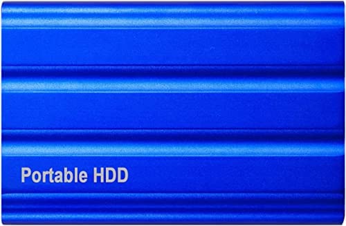 Disque dur externe portable 4 To USB 3.1 Type-C Mobile Disque dur externe avec 3 ans Warranty Reliable Backup for Gaming, Students, Professionals(4 TB, Bleu) Fiche Technique et Prix au Maroc