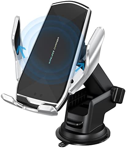 15W Qi Chargeur Induction Voiture, Support Téléphone Voiture, Chargeur sans Fil Voiture Rapide Automatic Clamping Porte Clip De Sortie d'air Support Téléphone Voiture pour iPhone Samsung Huawei LG Fiche Technique et Prix au Maroc