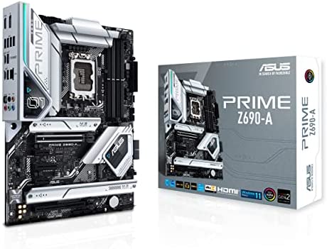ASUS Prime Z690-A – Carte mère Intel Z690 LGA 1700 ATX (PCIe 5.0, DDR5, 16+1 DrMOS, 4 x M.2, Intel 2.5 GB LAN, HDMI, Display Port, USB 3.2 Gen 2x2 Type-C, USB 3.2 Gen 2 Type-C Frontal, Thunderbolt 4) Fiche Technique et Prix au Maroc