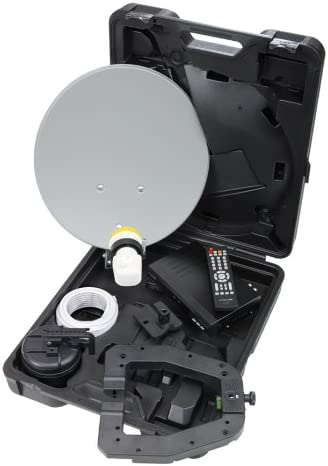 Micro CS40 HD EasyFind digitale HDTV Camping Satellitenanlage (CI, HDMI, USB 2.0, EasyFind, 230/12V, PVR-Ready) schwarz Fiche Technique et Prix au Maroc