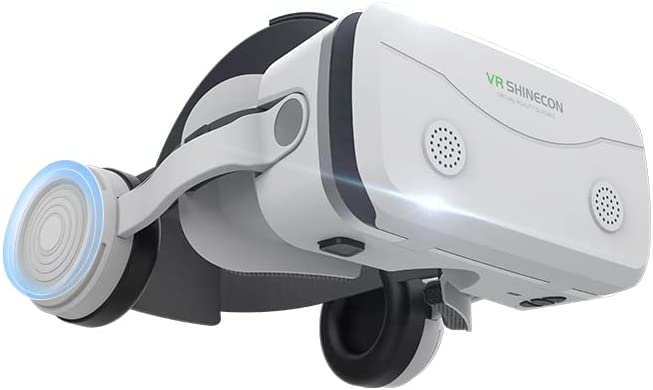 Newest Lunettes de réalité virtuelle avec écouteurs VR 3D - Vivez des jeux et des films à 360 degrés en 3D avec lunettes souples et VR - Casque VR pour téléphone Android 4.5~7.3" (White15) Fiche Technique et Prix au Maroc