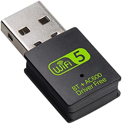 TFUFR Adaptateur WiFi Bluetooth , 600Mbps USB Clé WiFi Dongle Double Bande 2.4/5.8 GHz Bluetooth 4.2 sans Fil Adaptateur Réseau Carte WiFi pour Ordinateur Portable PC de Bureau Windows 10/8/8.1/7 Fiche Technique et Prix au Maroc