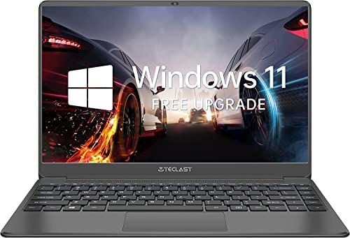 TECLAST F7 Plus3 Ordinateur Portable 14 Pouces, 8Go RAM 256Go SSD Ultrabook Notebook, Windows 10 Mise à jour de Windows 11, 4K 1920*1080, Intel Celeron N4120 jusqu'à 2,6GHz, USB 3.0+Mini-HDMI+TF, 45Wh Fiche Technique et Prix au Maroc
