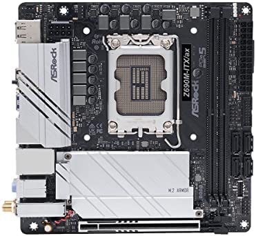 ASRock Z690M-ITX/AX - Carte mère - Mini-ITX - LGA1700-Sockel - Z690 Fiche Technique et Prix au Maroc