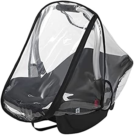 Universel Housse de Pluie pour Siège Auto Bébé, Transparent Auto Protection de Siège avec Fermeture à Glissière et Aération, Protection Contre Les Intempéries Accessoire de Siège de Voiture Fiche Technique et Prix au Maroc