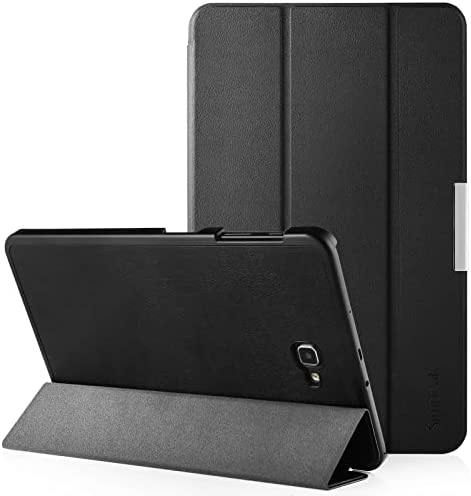 Simpeak Coque Compatible pour Samsung Galaxy Tab A 10.1 2016(SM-T580/T585) Étui Housse de Protection Ultra Léger, Rabat Pliable, Magnétique Stable - Noir Fiche Technique et Prix au Maroc