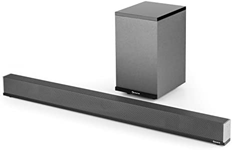AUNA Areal Bar 950 - Soundbar multimédia, Enceinte Home-Cinema, 4X 2 Enceintes, subwoofer 5,25", Puissance Max 140W, Bluetooth, Port USB Compatible MP3, AUX, amplificateur numérique, Argent Fiche Technique et Prix au Maroc
