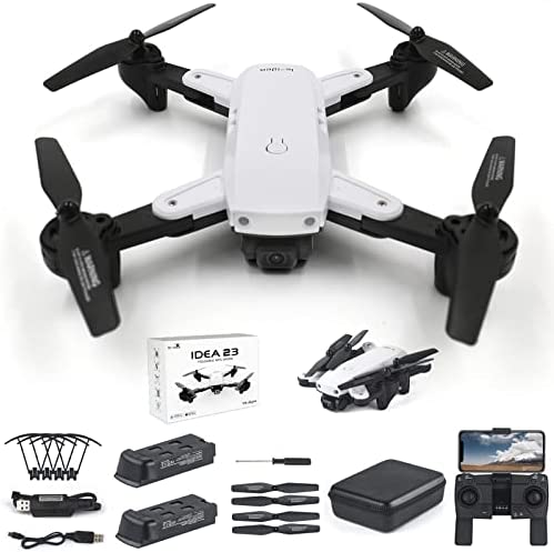 le-idea IDEA23 Drone GPS Pliable avec Caméra 4K pour Adulte / Débutants, Quadricoptère RC Professionnelle 5GHz WiFi FPV, Mode sans Tête, Follow me, 2 Batteries Fiche Technique et Prix au Maroc